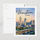 Houston Texas Briefkaart (Voorkant / Achterkant)