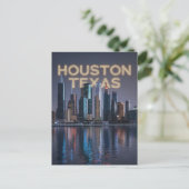 Houston Texas Briefkaart (Staand voorkant)