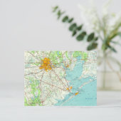 Houston Texas briefkaart (Staand voorkant)