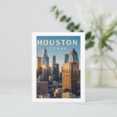 Houston Texas Briefkaart (Staand voorkant)