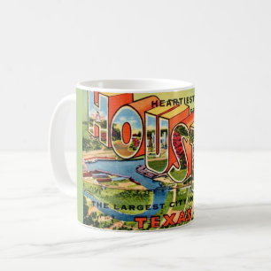  Houston Texas Briefkaart Koffiemok