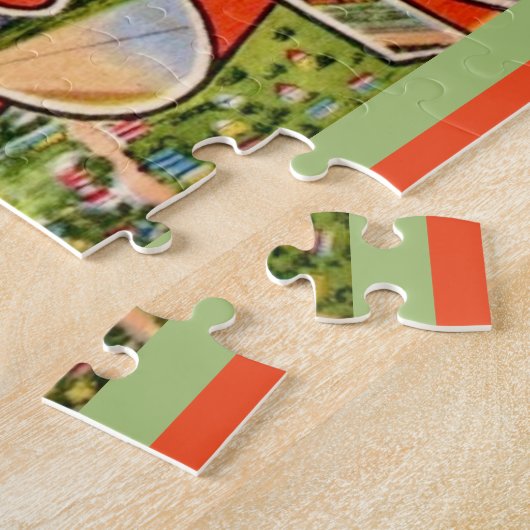  Houston Texas Briefkaart Legpuzzel (Zijkant)