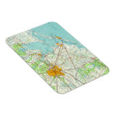 Houston Texas briefkaart Magneet (Rechterzijde)