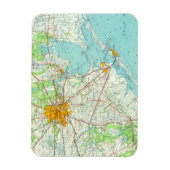 Houston Texas briefkaart Magneet (Verticaal)