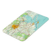 Houston Texas briefkaart Magneet (Linkerzijde)