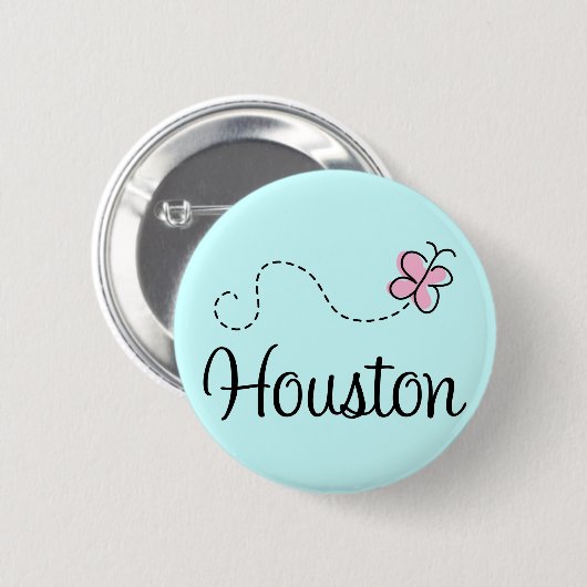 Houston Texas Button (Voorkant /achterkant)