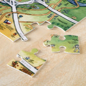 Houston Texas Cartoon Map Legpuzzel (Zijkant)