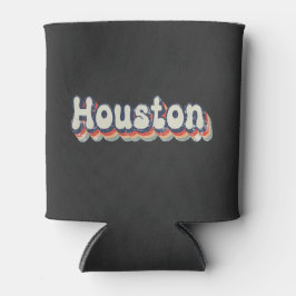 Houston Texas Chrome City Classic Art Blikjeskoeler