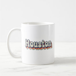 Houston Texas Chrome City Classic Art Koffiemok