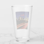 Houston Texas City Skyline Glas (Achterkant)