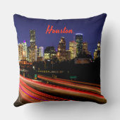 Houston Texas City Skyline Kussen (Achterkant)