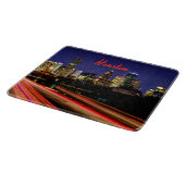 Houston Texas City Skyline Snijplank (Hoek)