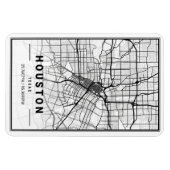 Houston Texas City Travel City Map Magneet (Horizontaal)