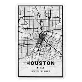 Houston Texas City Travel City Map Magneet