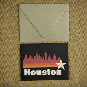 Houston Texas Cityscape  Briefkaart