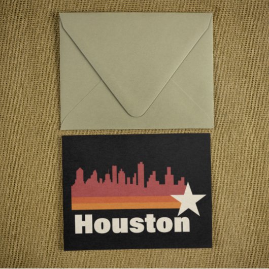 Houston Texas Cityscape  Briefkaart