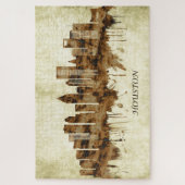 Houston Texas Cityscape Legpuzzel (Verticaal)