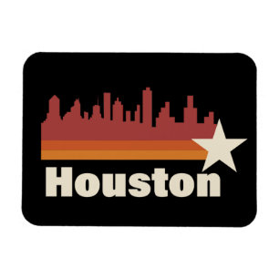 Houston Texas Cityscape Magneet