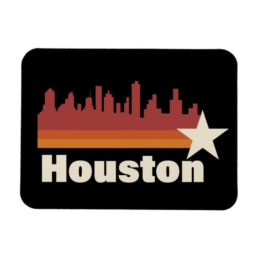 Houston Texas Cityscape  Magneet (Horizontaal)