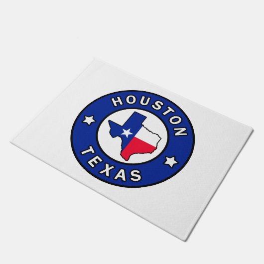 Houston Texas Deurmat (Schuin)