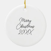 Houston, Texas Downtown Uitzicht Abstracte kunst Keramisch Ornament (Achterkant)