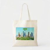 Houston Texas Downtown Vintage Tote Bag (Voorkant)