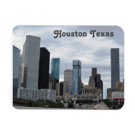 Houston Texas - Flexible Photo Magnet Magneet