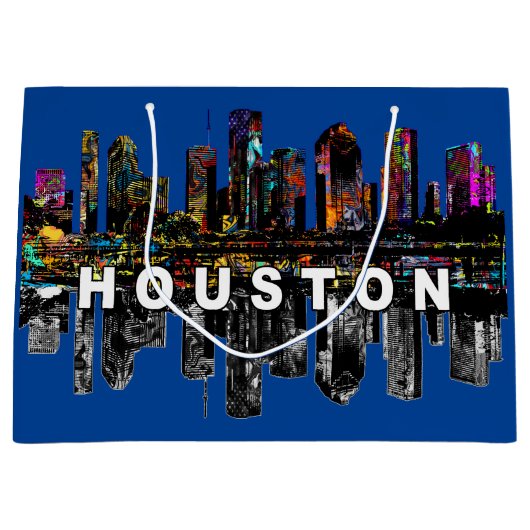 Houston, Texas, graffiti Groot Cadeauzakje (Voorkant)