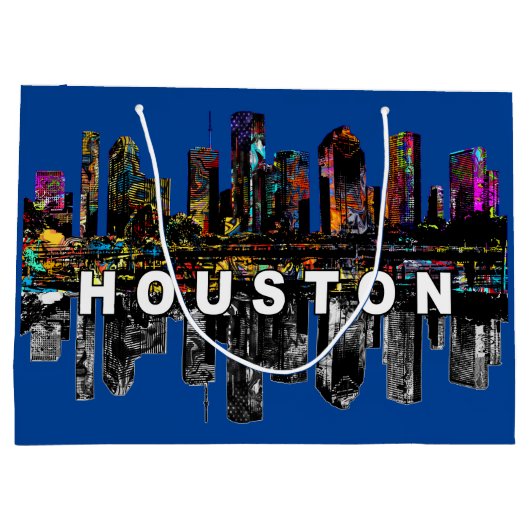 Houston, Texas, graffiti Groot Cadeauzakje (Achterkant)