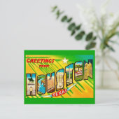 Houston Texas Greeting Postcard Briefkaart (Staand voorkant)