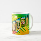 Houston Texas Greeting Postcard Mug Koffiemok (Voorkant rechts)