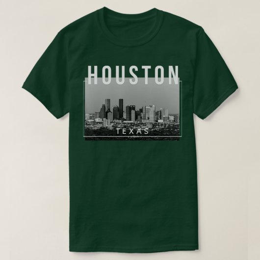 Houston Texas HTown The Big H T-shirt (Design voorkant)