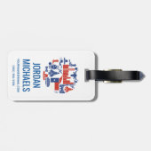 Houston Texas Icons Bagagelabel (Achterkant horizontaal)