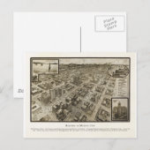 Houston Texas in 1912 Briefkaart (Voorkant / Achterkant)