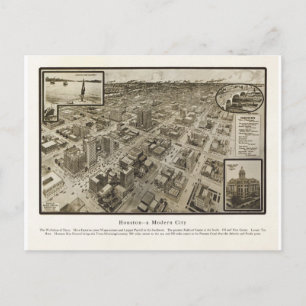 Houston Texas in 1912 Briefkaart