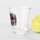 Houston Texas in graffiti Shot Glas (Rechts)