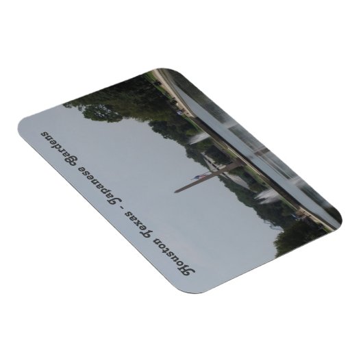 Houston Texas - Japanse tuinen - Flexibele foto Magneet (Rechterzijde)