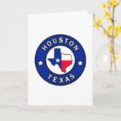 Houston Texas Kaart (Gele Bloem)