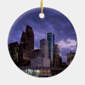 Houston Texas Keramisch Ornament (Achterkant)