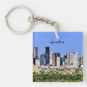 Houston, Texas landschappelijk stadsgezicht foto Sleutelhanger (Voorkant)
