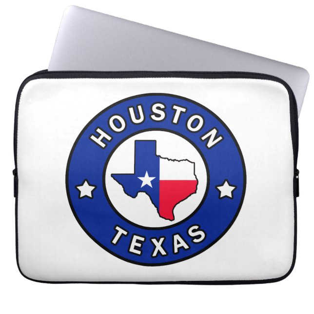 Houston Texas Laptop Sleeve (Voorkant)