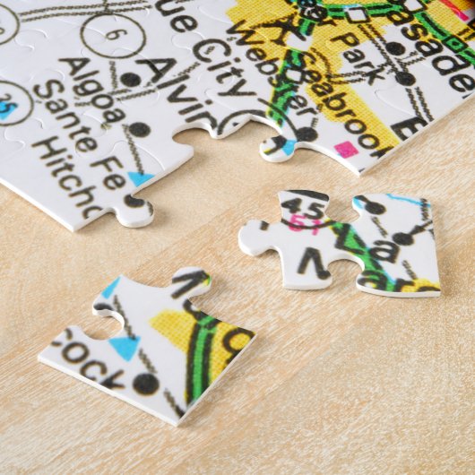 Houston, Texas Legpuzzel (Zijkant)