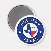 Houston Texas Magneet (Voorkant / Achterkant)