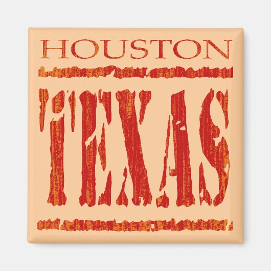 HOUSTON, TEXAS MAGNEET (Voorkant)