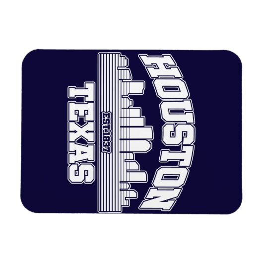 Houston, Texas Magneet (Horizontaal)