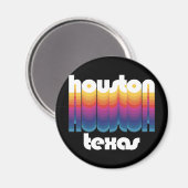 Houston, Texas Magneet (Voorkant / Achterkant)
