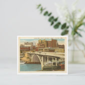  Houston Texas Main St Viaduct Channel Briefkaart (Staand voorkant)