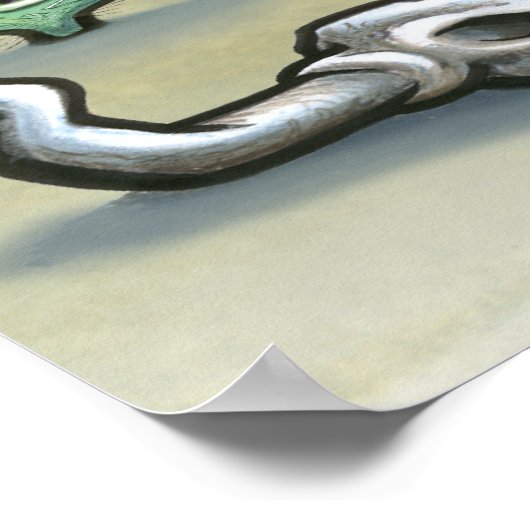 Houston TEXAS Map Poster (Hoek)