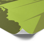 Houston Texas — Minimale reisposter voor kleine te Poster (Hoek)