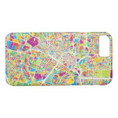 Houston, Texas | Neon Map Case-Mate iPhone Case (Achterkant (Horizontaal))